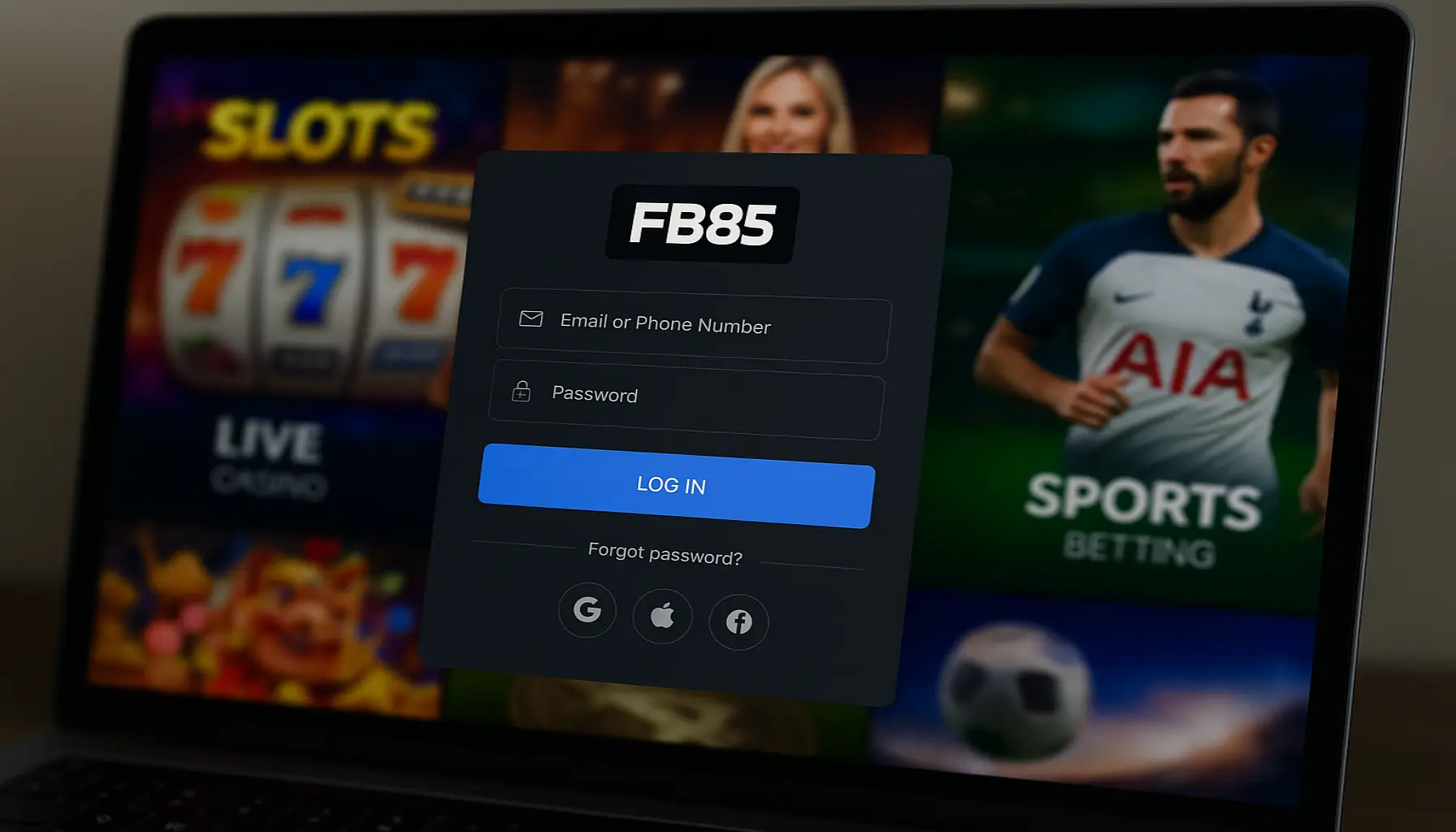 Login no Cassino FB85